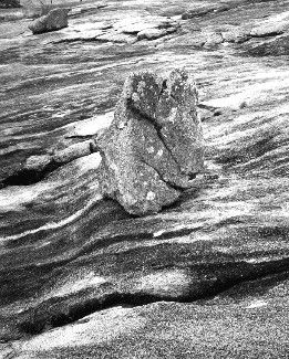 Flowing rock, Enchanted Rock State Park, Texas